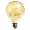 Bec LED Filament Amber E27/8W/800LM/2500K G125, Spin
