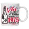 Cana alba personalizata &quot;Un Vin Bun 1975-50&quot;, INOVATIX&reg;️. 330ml