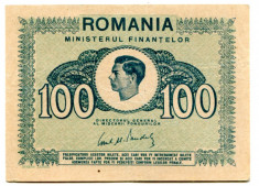 Bancnota 100 lei 1945 AUNC foto