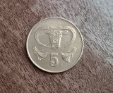 M3 C50 - Moneda foarte veche - Cipru - 5 centi - 1983, Europa