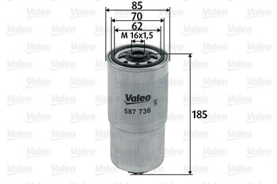 VALEO 587736 filtru combustibil foto