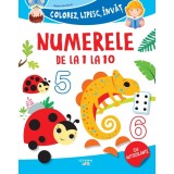 Colorez, lipesc, invat. Numerele de la 1 la 10