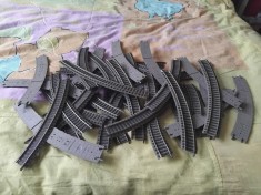 Machete feroviare HO LOT DE 45 DE SINE FLEISCHMAN CU TERASAMENT PROFILGLEIS 1.87 HO