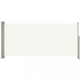 Cumpara ieftin Copertina laterala retractabila de terasa, crem, 140x300 cm