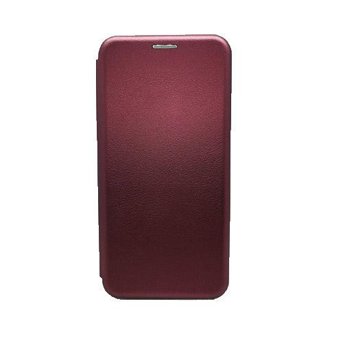 Husa Telefon Flip Magnet Book Huawei P30 Bordo