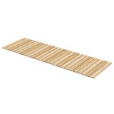Outsunny Covor de Grădină din Lemn 120 x 38 cm | Cărare Arrotolabilă pentru Spații Exterioare | Covor Decorativ și Rezistent pentru Grădină, Plajă, Nu