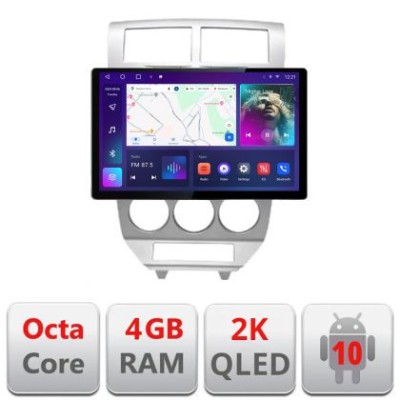 Navigatie dedicata Dodge Caliber 2006-2010 N-caliber-06 Edonav ecran 13&amp;quot; 2K 8 si 128 Android Waze USB Navigatie 4G 360 Toslink Yo CarStore Technology foto
