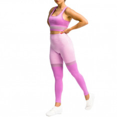 Jambiere GymHero Leggins Stripes MAUVE violet