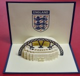 Stadion Fotbal 3D - Wembley (ANGLIA) - tip carte postala (vezi foto!) + plic
