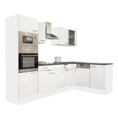 Leziter Unitate de bucatarie de colt Yorki 280 cu cuptor si cuptor cu microunde Mobalis Homvera