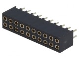 Soclu pini mamă 20 pini 2,54mm 2x10 THT
