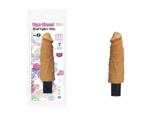 Charmly Super Diamond - Vibrator realist, 23 cm