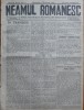 Ziarul Neamul romanesc , nr. 6 , 1915 , din perioada antisemita a lui N. Iorga