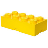 LEGO Cutii depozitare: Cutie depozitare LEGO 8 galben