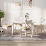 vidaXL Perne de Șezut 4 pcs Crem 40 x 40 cm Țesătură din microfibră 42015093