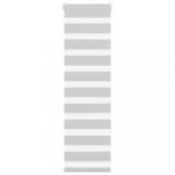 VidaXL Jaluzea tip zebra gri deschis lățime țesătură 35,9 cm poliester