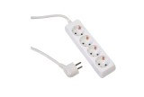 Prelungitor cu 4 prize, 3.0mx1.5mm, fara intrerupator, Makalonl 700757, Makalon