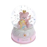 Glob decorativ cu ursulet roz