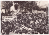4835 - BUCURESTI, Casa Verde, demonstratie PNT real PHOTO 17,3/12,5 cm - 1936