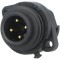 Conector Circular Soclu 4 PIN Aurit