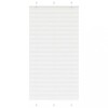 VidaXL Jaluzea plisată alb 105x200 cm Lățime țesătură 104,4 cm 4015518