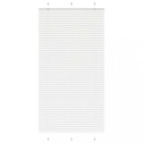 vidaXL Jaluzea plisată alb 105x200 cm Lățime țesătură 104,4 cm