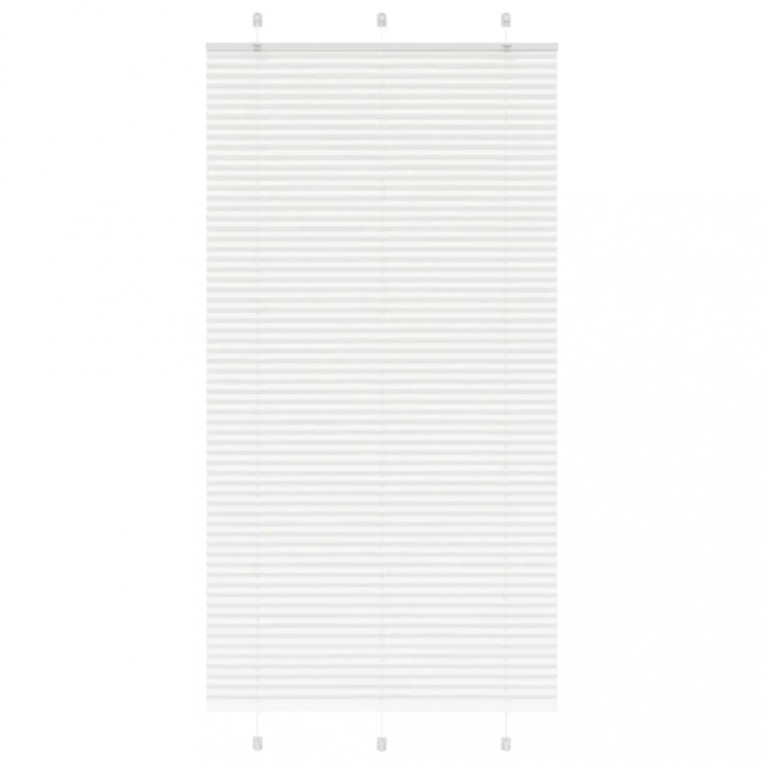 vidaXL Jaluzea plisată alb 105x200 cm Lățime țesătură 104,4 cm 4015518