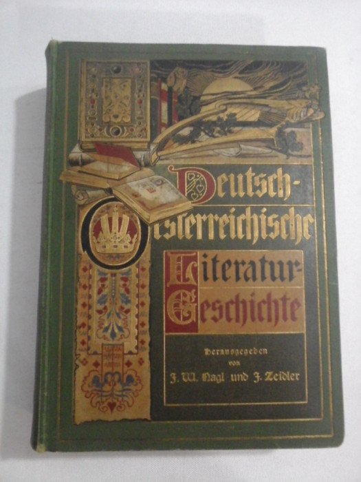 DEUTSCH - OSTERREICHISCHE - LITERATURGESCHICHTE - Wien 1899