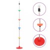 VidaXL Fr&acirc;nghie de cățărat pentru leagăn, cu platforme și disc, 200 cm 93152