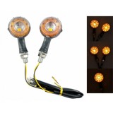 LED Motociclete ATV Lumini Semnalizatoare DRL Galben 12v Runda