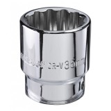 Cheie tubulara Cr-V Top Master Pro, 3/4 inch x 35 mm, 12 puncte