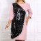 Rochie De Ocazie Paietata Edna Roz - 38Marimea