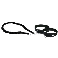 Coarda elastica fitness inSPORTline Byfaster RS1100 cu centuri pentru talie
