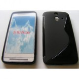 Husa Silicon S-Line Neagra HTC One E8, Protectie Telefon, Calitate Superioara