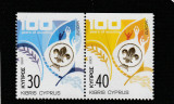 Cipru 2007-Europa CEPT,Cercetasi,serie 2 valori, dant,MNH,Mi.1096-1097 Do, Organizatii internationale, Nestampilat