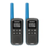 Statie radio portabila PMR PNI Decross DC63 Blue, 446MHz, 0.5W, 16CH, 1000mAh NiMH, IPx4, set 2 bucati