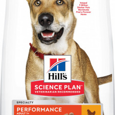 Hill's Science Plan Canine Adult Performance hrană pentru câini cu pui, 14 kg