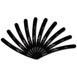 Cumpara ieftin Set 10 Pile Unghii Banana granulatia 100/150 - SensoPRO Milano, negru