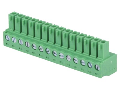 Conector regletă deconectabilă 3,81mm 14 piste foto