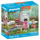 Playmobil Animals &amp;amp; Friends - Distractia animalelor la baie