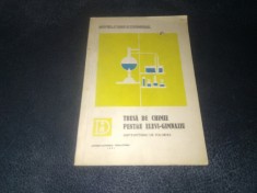 TRUSA DE CHIMIE PENTRU ELEVI INSTRUCTIUNI DE FOLOSIRE
