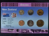 Seria completata monede - Noua Zeelandă 2004-2006, 6 monede, Australia si Oceania