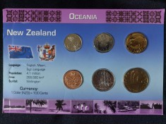Seria completata monede - Noua Zeelandă 2004-2006, 6 monede foto