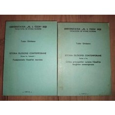 Istoria filosofiei contemporane vol1 partea 1 si 2- Tudor Ghideanu