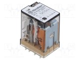 Releu electromagnetic FINDER 4PDT 60VAC 7A plug-in seria 55.34