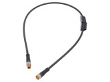 Cablu LUMBERG AUTOMATION M8 3 pini 0,6m 60VDC pentru senzori și automatizări RSMV 3-RKMV 3-224/0,6 M