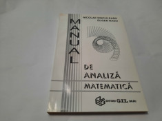 MANUAL DE ANALIZA MATEMATICA N DINCULEANU,EUGEN RADU RF22/3 foto