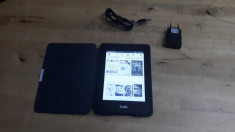 EBOOK READER KINDLE PAPERWHITE 4 CU LUMINA 8GB + HUSA ORIGINALA + INCARCATOR foto