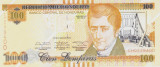 Bancnota Honduras 100 Lempiras 2014 - P102b UNC