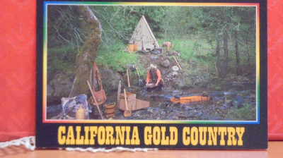 U.S.A. - CALIFORNIA GOLD COUNTRY - CAUTATOR DE AUR - NECIRCULATA. foto